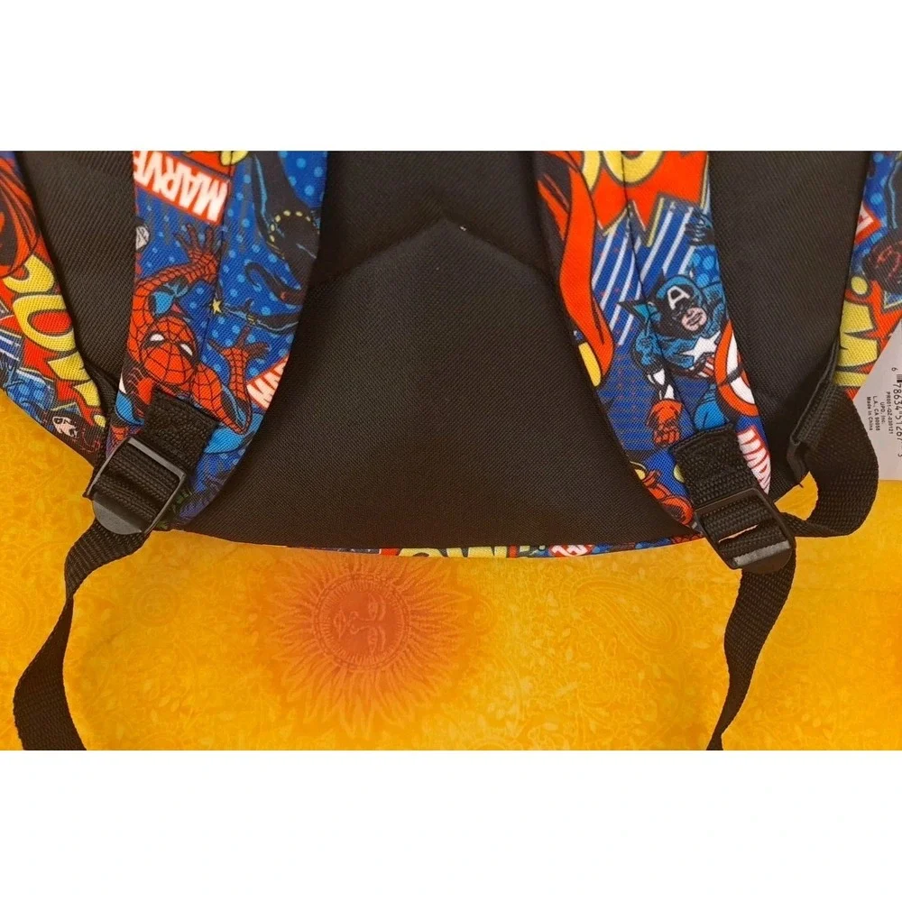 NEW Marvel SuperHero Backpack‎ IronMan Hulk Cpt America Thor Spiderman 16